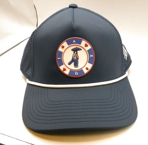 Sombrero de golf de póquer marca Bills Performance 545 Snapback azul marino - Imagen 1 de 5