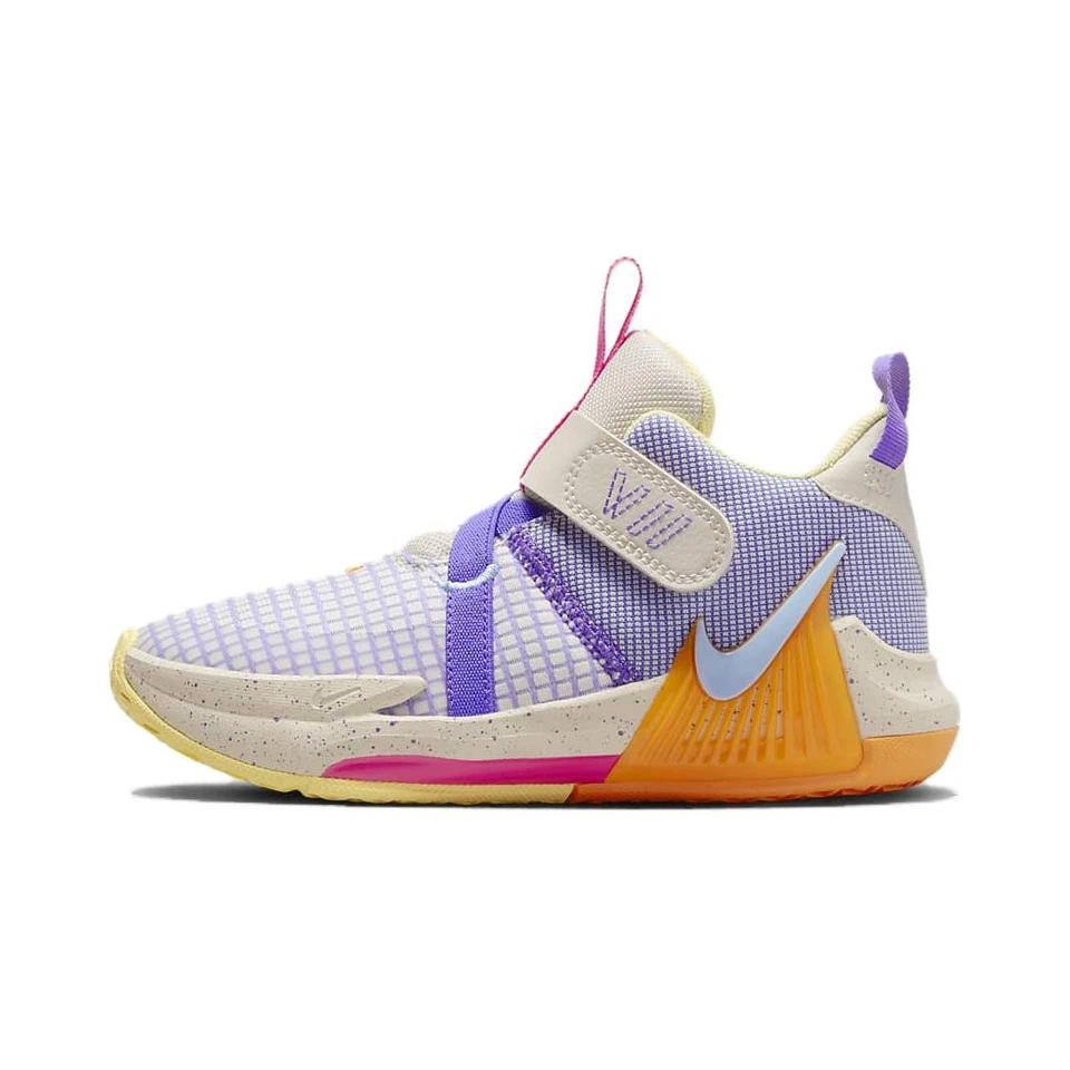 Size 11 (PS) - Nike LeBron Witness 7 Low Action Grape Vivid Orange