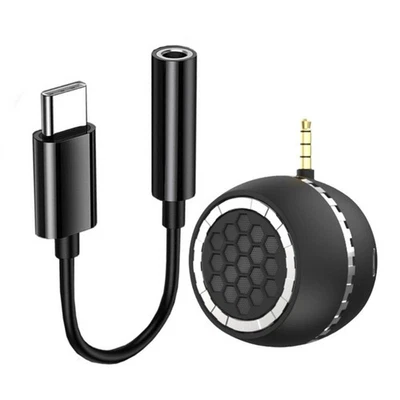 Small Speaker Type C Mobile Phone Mini Player Portable External Subwoofer - Image 1 of 4