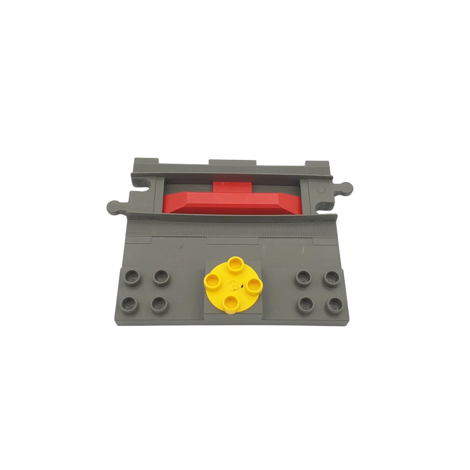 Lego® Duplo TRAIN Tracks DARK-GREY Track Start / Stop - Image 1 of 1