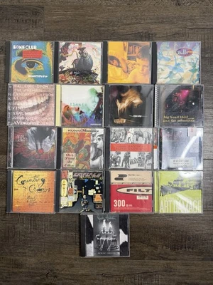 90s Rock + Grunge Cd Lot Of 15 Janes Addiction Counting Crows Filter Bone Club - Image 1 of 2