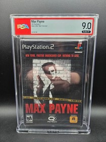 Max Payne PS2 Playstation 2 PSA 9.0 A+ FACTORY SEALED WATA VGA Graded