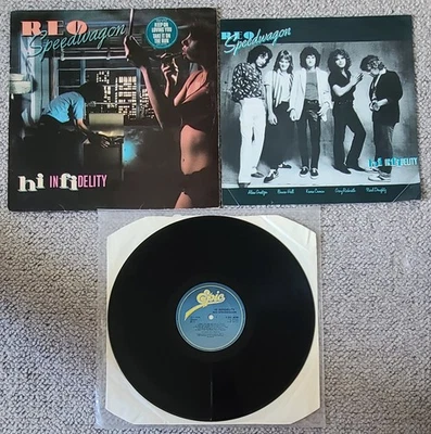 REO SPEEDWAGON-HI INFIDELITY-ORIGINAL UK PRESSING ON EPIC RECORDS-1980-G.COND - Image 1 of 3