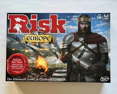 Risk Europe Board Game  Hasbro Complete (OPENED BUT PRACTICALLY BRAND NEW) - Image 1 of 4