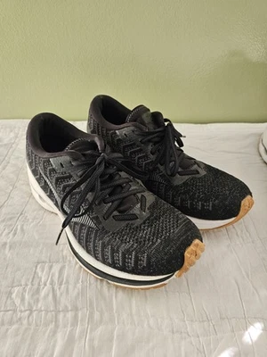 Mizuno Womens Wave Rider 24 411229 9098 Black Running Shoes Sneakers Size 9.5 - Image 1 of 4