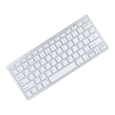 78 Keys Spanish Wireless BT Keyboard Thin Lightweight Silent Spanish BT Keyb Set - Image 1 of 4