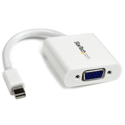 StarTech Mini DisplayPort to VGA Video Adapter Converter - White - Mini - Image 1 of 4