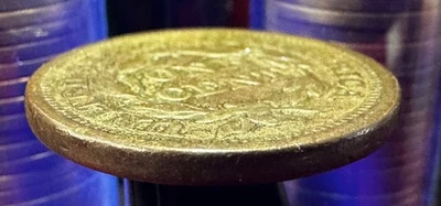 1857 United States Braided Hair Small Date Large Cent - Image 1 of 3