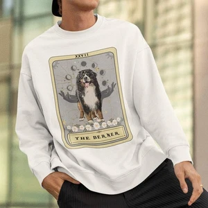 Sudadera Bernese Mountain Dog Tarot Card - Regalo para propietarios y mamás Berner - Imagen 1 de 13