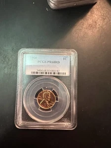 Lincoln Memorial Cent 1964 prueba 1C ICG PR68 RD - Imagen 1 de 7