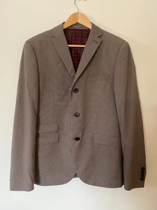 Next Tailoring Men's Blazer Slim Fit 40R Suit Jacket Tweed Style Wedding Formal - Picture 1 of 11