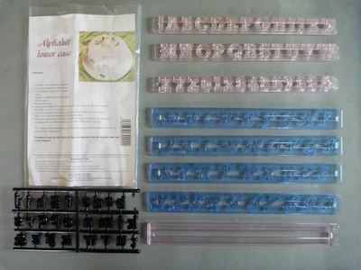 Cortadores de números del alfabeto artesanal de azúcar - galleta para pasteles - Imagen 1 de 4