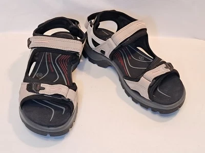 ECCO Offroad Yucatan Size 40 EU/9-9.5 US Hiking Beige Black Adjustable Straps - Image 1 of 4