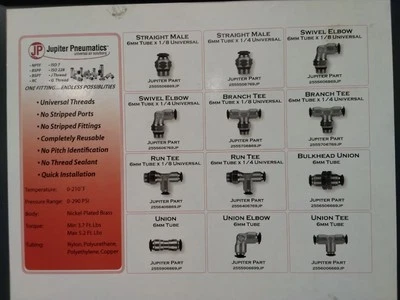 Jupiter Pneumatics Universal Kit 35 Pieces 2555706869JP ETC. A105 - Image 1 of 4