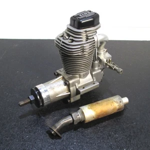 ENYA R120-4C 19.93cc 4 cycle glow engine with muffler, used for R/C airplane f/s - Picture 1 of 22