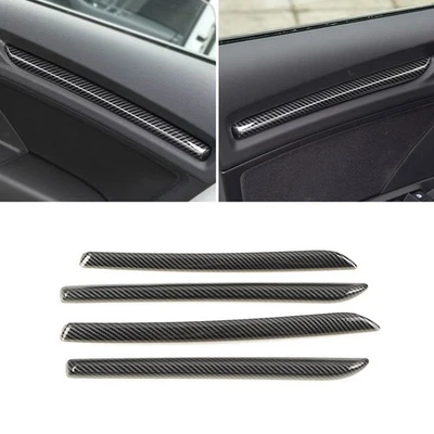 ABS Carbon Fiber Interior Door Panel Trim Strip Cover For Audi A3 8V S3 2017 - Image 1 of 4
