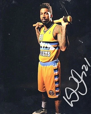 Foto autografiada firmada por Wilson Chandler Denver Nuggets 8x10 certificado de autenticidad LOM (PH2955) Foto 1 de 2