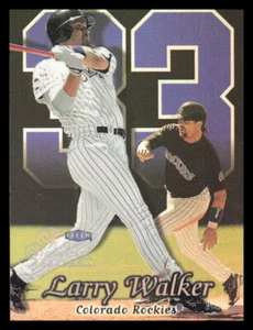 1999 Flair Showcase Row 2 #72 Larry Walker  Colorado Rockies - Picture 1 of 2