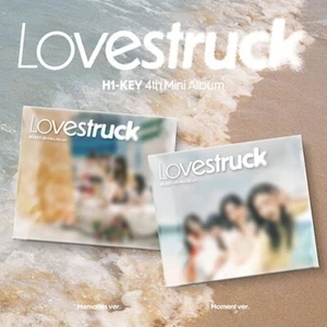H1-KEY 4th Mini Album Lovestruck 2Ver SET CD+52p P.Book+2p P.Card+Sticker+Poster - Imagen 1 de 9