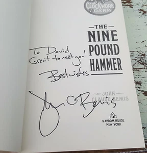 SIGNED NM Clockwork Dark: The Nine Pound Hammer - John Claude Bemis (2009) Book - Picture 1 of 3