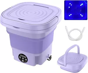 Portable Washing Machine Mini Washer Foldable Washer & Spin Dryer Small Travel - Picture 1 of 7