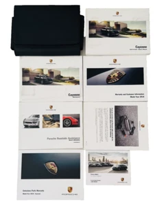 2018 Porsche Cayenne Owner's Manual Set w/Cover - Foto 1 di 5