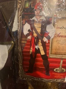 NWOT InCharacter Swashbuckler Pirate Costume Adult Size Large - Picture 1 of 5