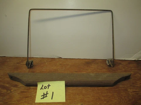 HOOSIER CABINET DOOR COOKBOOK WOOD / WIRE RACK HOLDER EARLY LOT #1 Cover