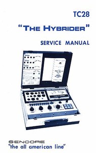 Sencore TC-28 TC28 The Hybrider Tube Tester Manual