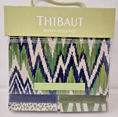 Thibaut Volume 13 Fusion Velvets Fabric Sample Book 50+ Samples - Image 1 of 4
