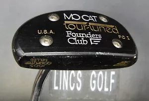 Founders Club MO-Cat Tour Turned Putter Steel Shaft 87.5cm Length Black Grip - Picture 1 of 6
