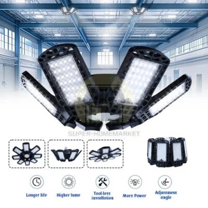 Garage Light 9000000LM Deformable LED Super Bright Bulb Work Ceiling Lights - Picture 1 of 14