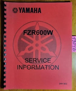 Yamaha FZR600W FZR FZR600 W Service Information Manual 3HH-SE2 6/89 90 1990 - Picture 1 of 12