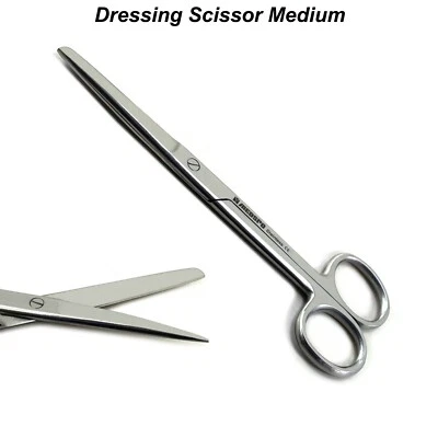 Surgical Dressing Scissor Medium First Aid Operating Medical Instruments - Image 1 of 4