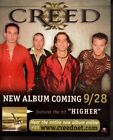 Vintage print advertisement Music CREED Human Clay HIGHER coming 9/28 1999 ad