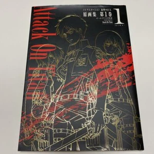 Attack on titan TV animation art book season 1 ep 1 to 3 anime - Picture 1 of 1