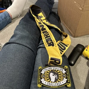 Rocky Run 2019 Race Finisher Balboa Italian Stallion Medal Steps Creed Belt 0 - Bild 1 von 5