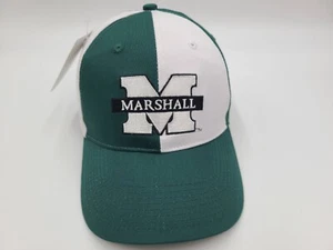 University of Marshall Thundering Herd Pinwheel Adjustable Hat Cap Green White - Picture 1 of 11