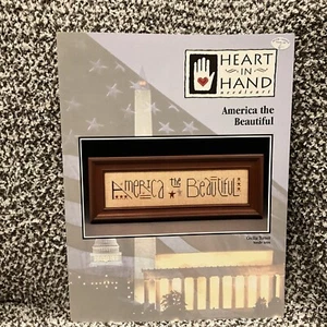 Heart In Hand America The Beautiful Counted Cross Stitch Pattern - Picture 1 of 3