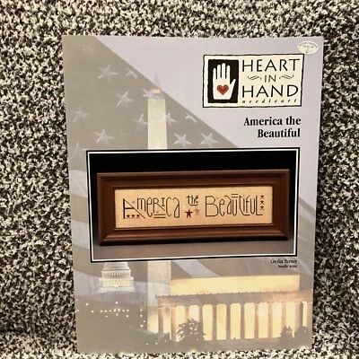Heart In Hand America The Beautiful Counted Cross Stitch Pattern - Image 1 of 3
