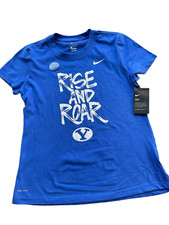 Brigham Young Women's Shirt M Nike Dri Fit BYU Cougars Basketball 🌿1131