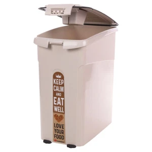 Flamingo Futtertonne Kody rechteckig beige für Hunde, diverse Größen, NEU - Bild 1 von 5
