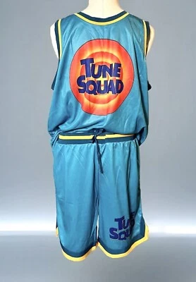 Camiseta deportiva + pantalones cortos Space Jam Tune Squad azul para hombre conjunto de baloncesto nuevo talla XL Foto 1 de 4