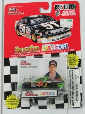 Racing Champions StockCar 1995 Edition #18 Interstate Bobby LaBonte Green - Image 1 of 4