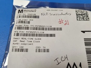 (5 PCS) PCF8523T/1,118 NXP IC RTC CLOCK/CALENDAR I2C 8SOIC ROHS - Picture 1 of 4