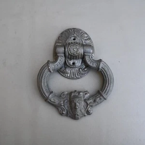 Vintage Victorian Style large heavy cast Iron door gate handle pull knocker - Picture 1 of 16