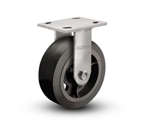 Rueda de placa rígida Albion 16MR06201R 6"" x 2"", rueda de goma, 500 libras de capacidad - Imagen 1 de 6