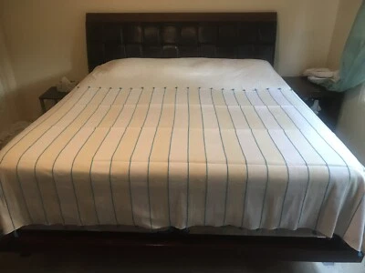 Manta bereber boda marroquí 100 % auténtica hecha a mano 100 % algodón Foto 1 de 4