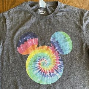 Disney Mickey Mouse Tie Dye T-Shirt Preloved Size Medium - Picture 1 of 3