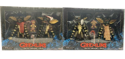 NECA Gremlins Christmas Carol Winter Scene Figure Sets 1 2 Full Caroling Scene - Image 1 of 4
